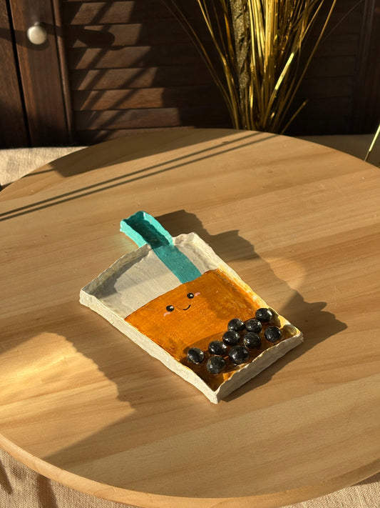 Bubbles and laughter trinket tray