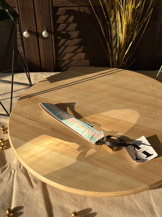 Coastal drive keychain fob